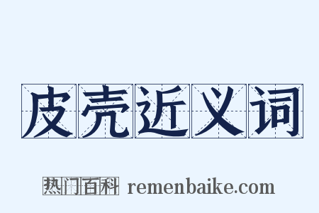 皮壳近义词是什么意思的图片